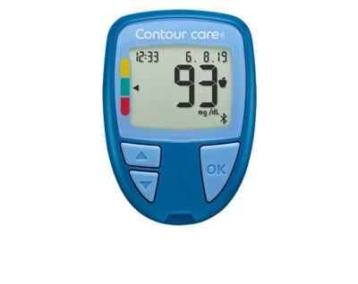 Das CONTOUR®CARE Blutzuckermessgerät