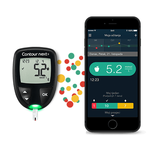 Glukometar CONTOUR kompatibilan s aplikacijom i pametnim telefonom